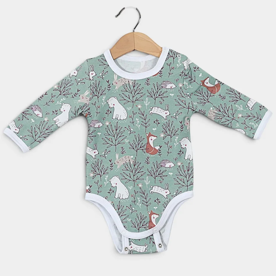 Body "Animali Della Foresta - Verde" Body "Animali Della Foresta - Verde"