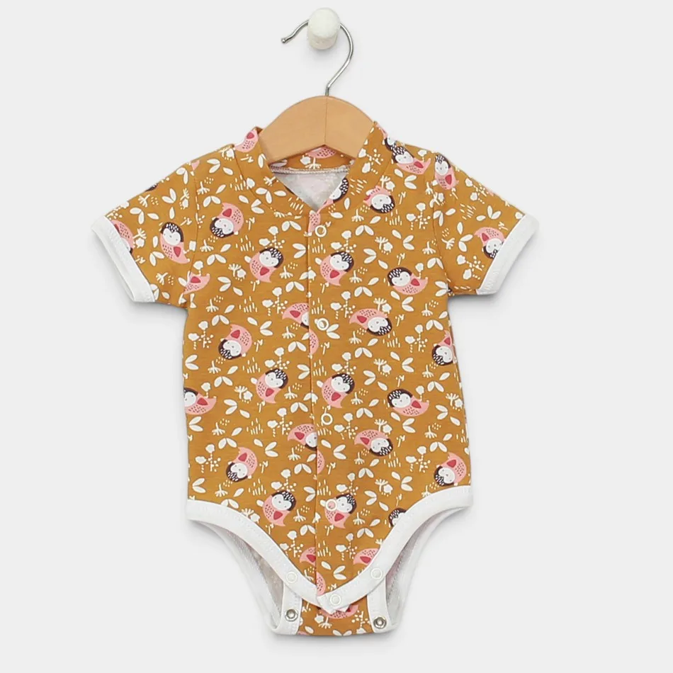 Body a maniche corte "Gufi - Rosa" Body a maniche corte "Gufi - Rosa"